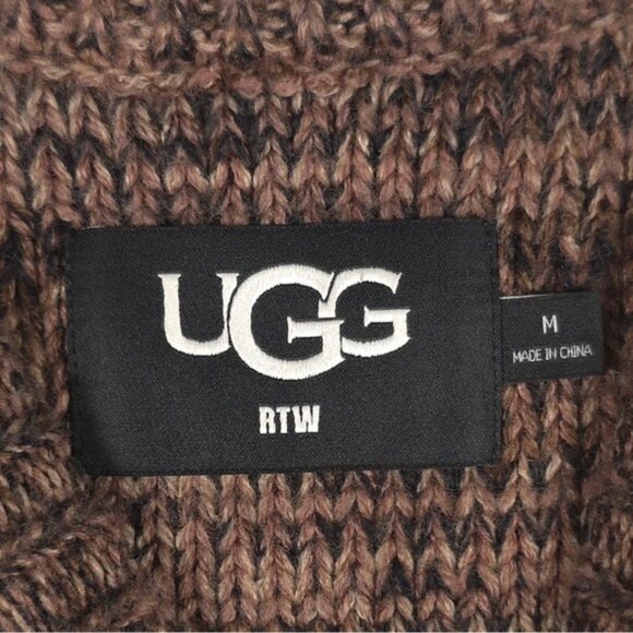 UGG RTW AVIANNA Women’s WOOL Blend Knit Pullover Sweater 1131505 DCML MEDIUM - Picture 5 of 14